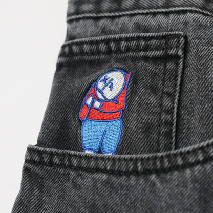 Polar Big Boy Dark Wash Jeans (Small, Skated In)