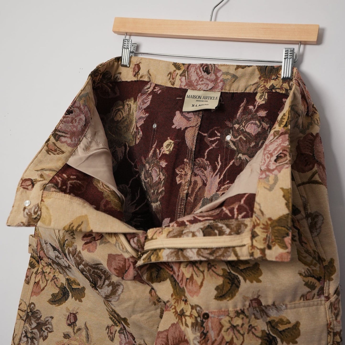 Maison Article Floral Tapestry Work Pants (XL / Never Worn)