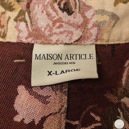 Maison Article Floral Tapestry Work Pants (XL / Never Worn)
