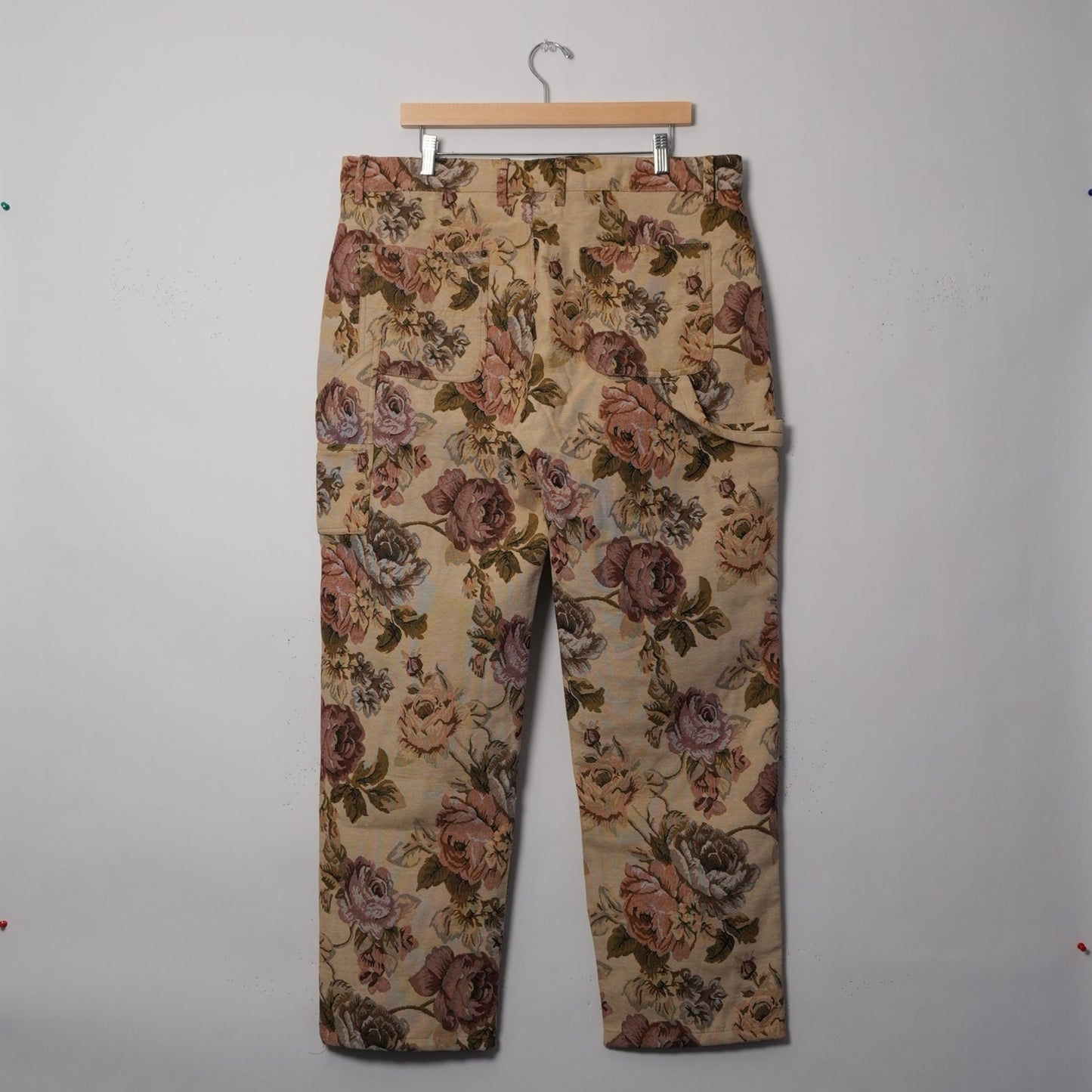 Maison Article Floral Tapestry Work Pants (XL / Never Worn)