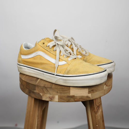 Vans Old Skool “Yellow/White” (Size 8, Lightly Skated)