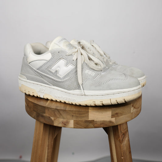 New Balance 550 “Light Grey” (Size 8, Lightly Skated)