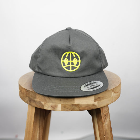 Rich By The Weekend Snapback (Charcoal/Yellow, Never Worn)