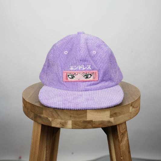 Endless Theory Corduroy Snapback (Lavender, Never Worn)