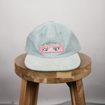 Endless Theory Corduroy Snapback (Light Aqua, Worn Once)
