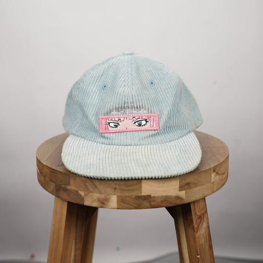 Endless Theory Corduroy Snapback (Light Aqua, Worn Once)