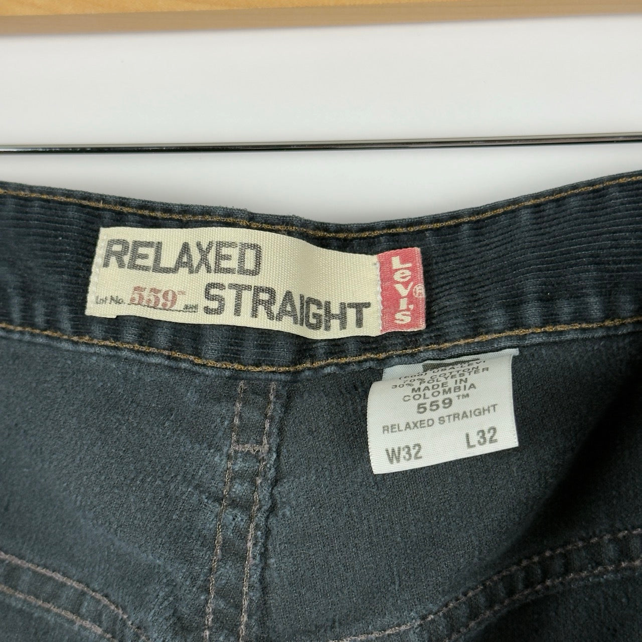 Levi’s 559 Corduroy Pants 32x25 (Cropped & Skated In)