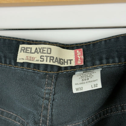 Levi’s 559 Corduroy Pants 32x25 (Cropped & Skated In)