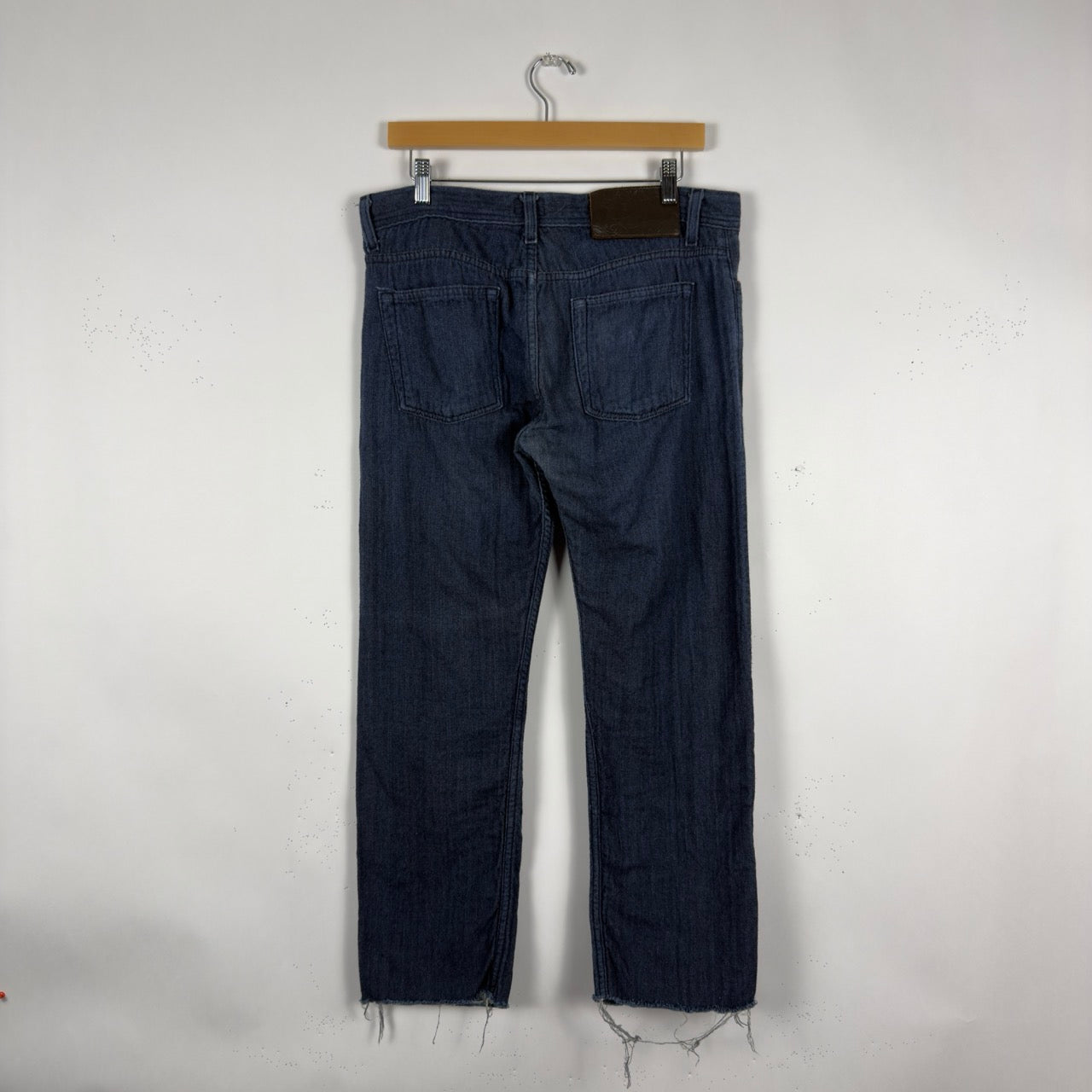 Naked & Famous Cropped Cotton Jeans – Soft Lightweight Denim (W32)