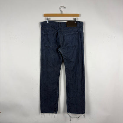 Naked & Famous Cropped Cotton Jeans – Soft Lightweight Denim (W32)