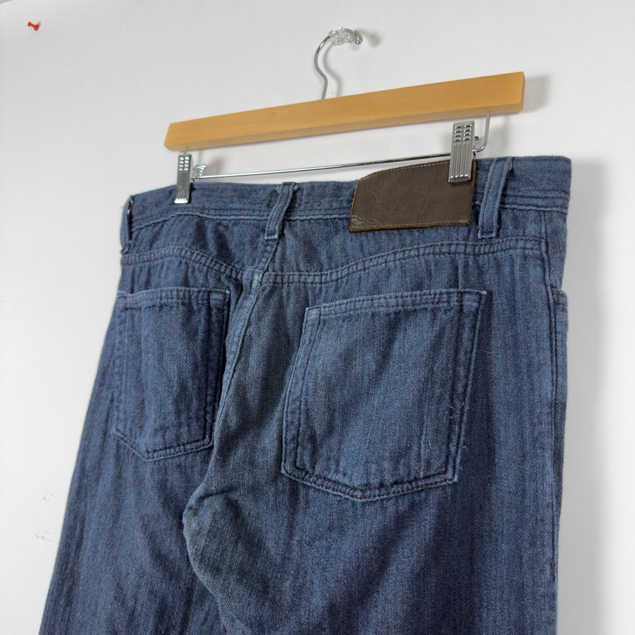 Naked & Famous Cropped Cotton Jeans – Soft Lightweight Denim (W32)