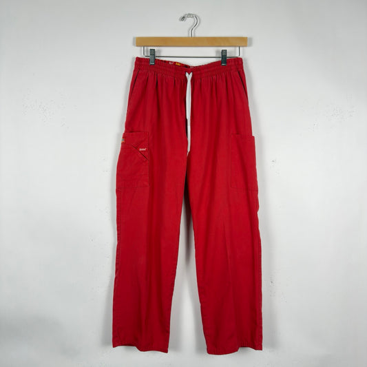 Dickies Scrub Pants (Red, Size M)
