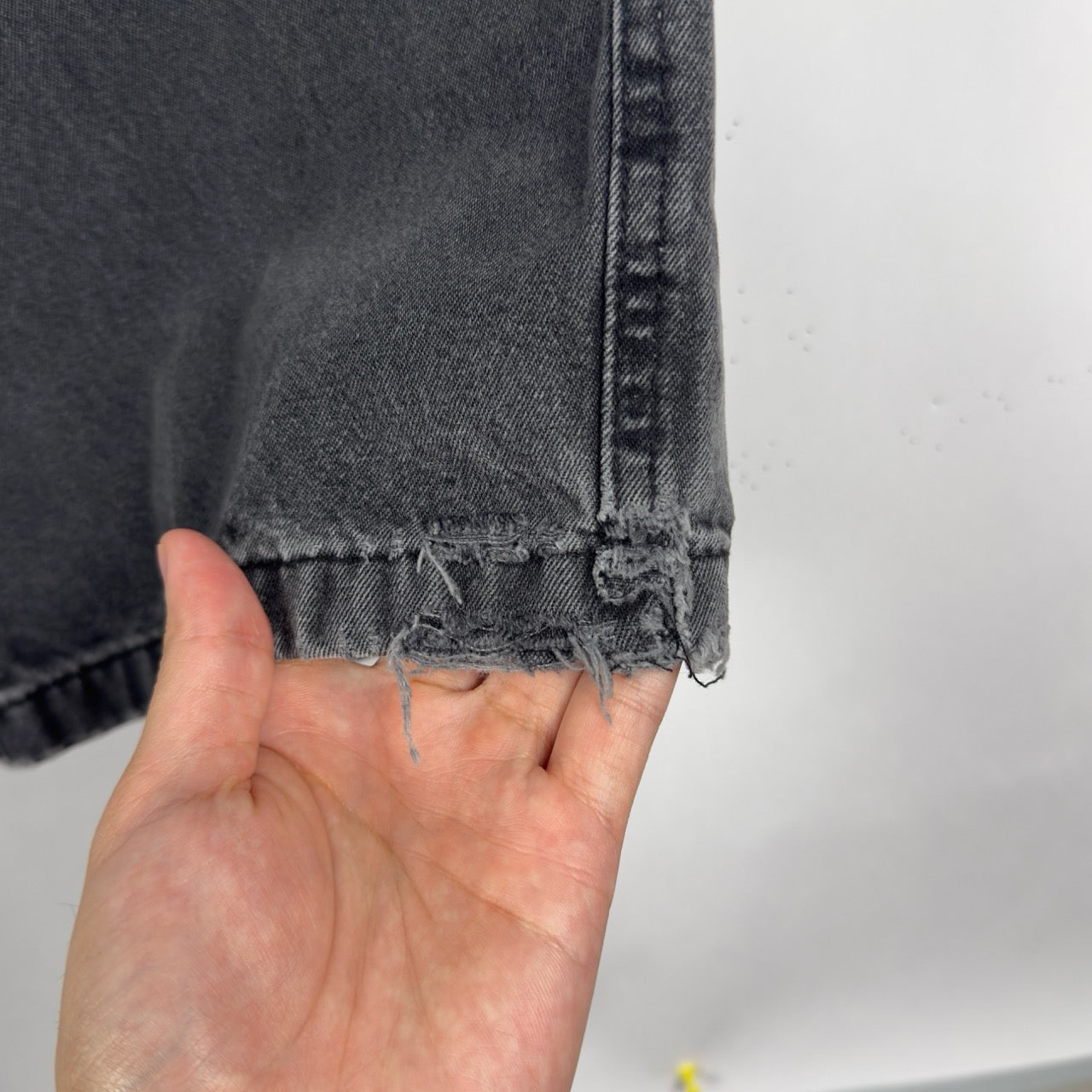 GU Black Denim Baggy Pants (Japan Exclusive)