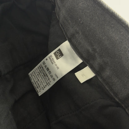 GU Black Denim Baggy Pants (Japan Exclusive)