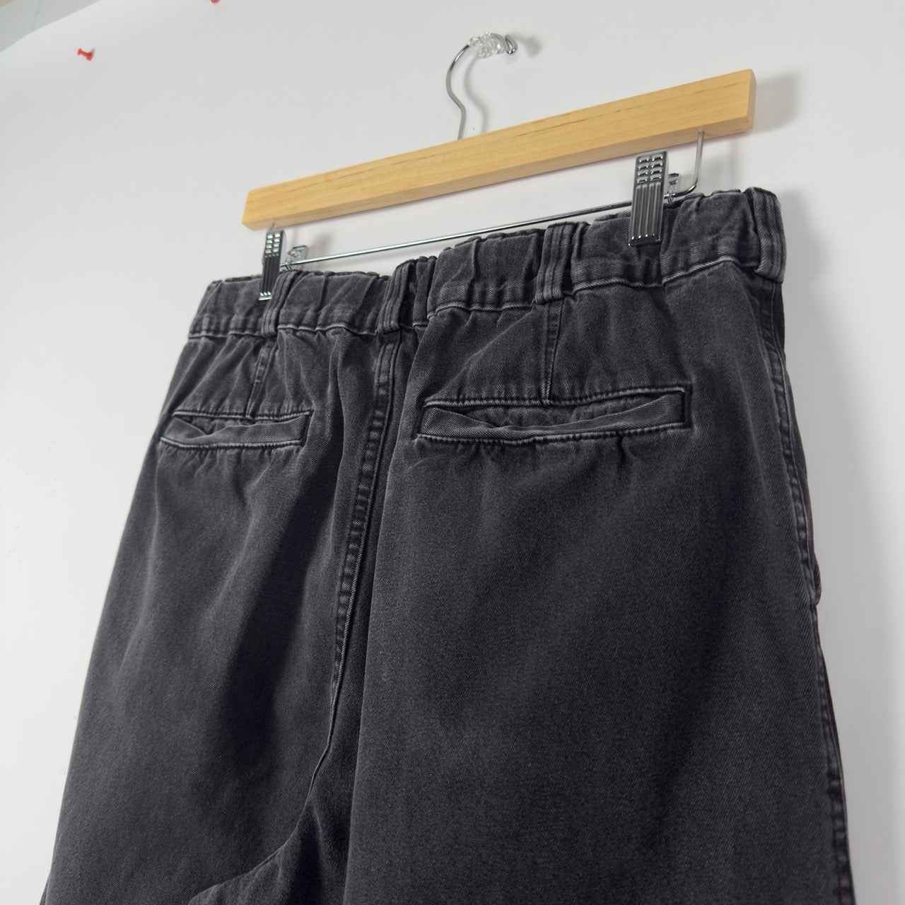 GU Black Denim Baggy Pants (Japan Exclusive)