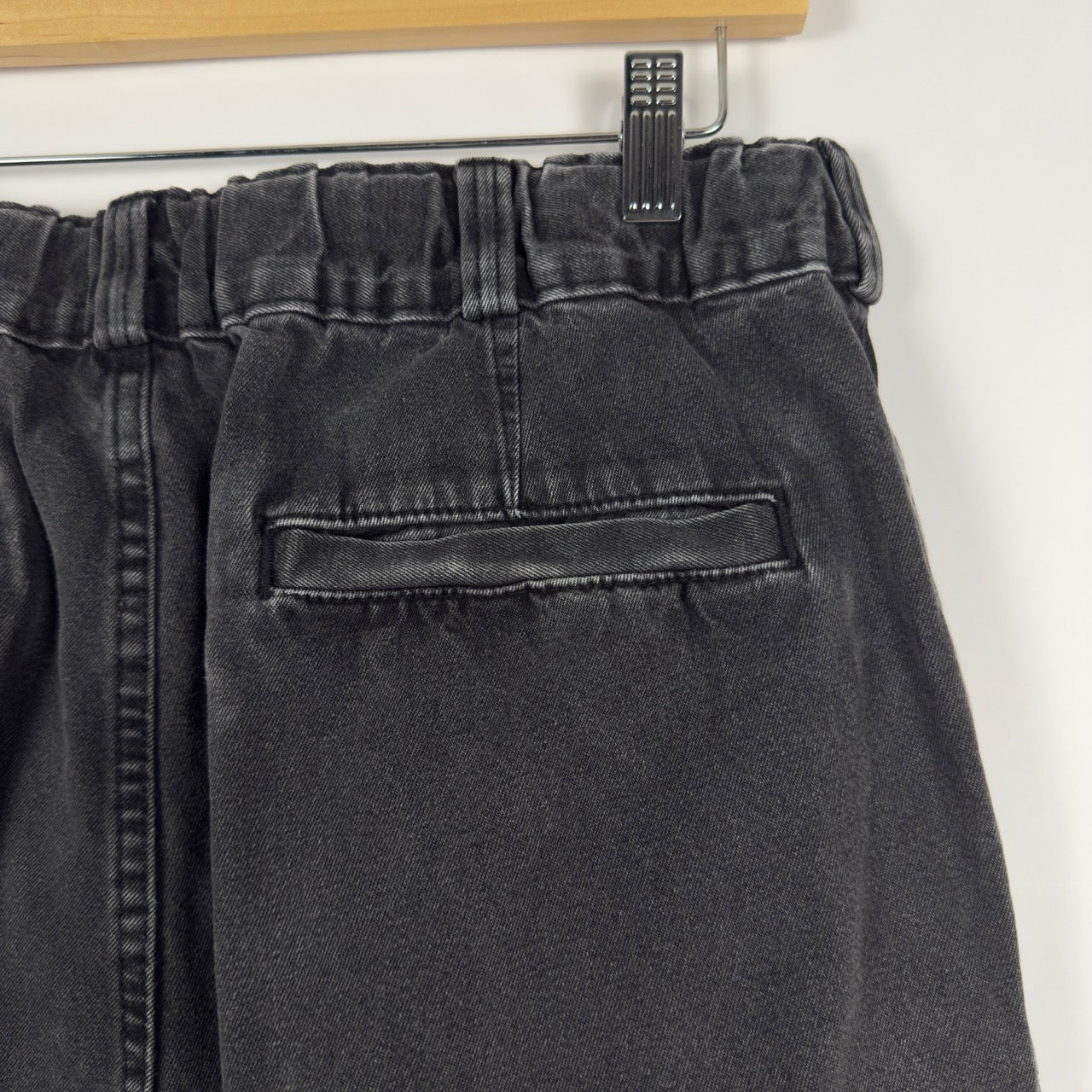 GU Black Denim Baggy Pants (Japan Exclusive)