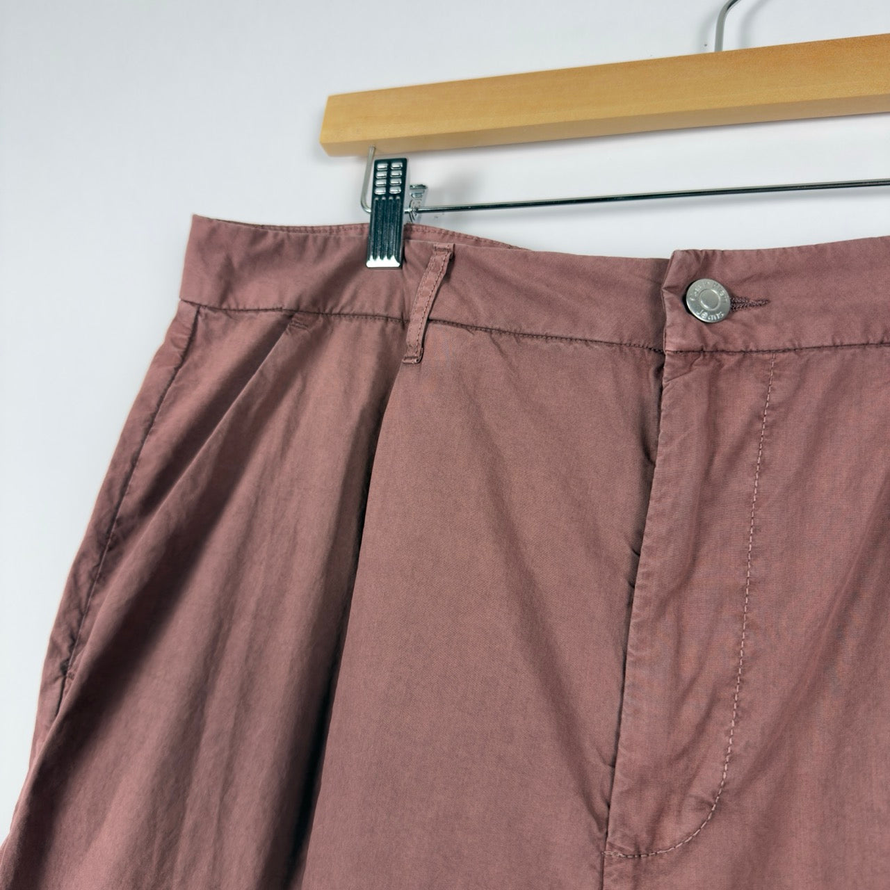Calvin Klein Baggy Cotton Pants (Pink/Red Grapefruit Tone)
