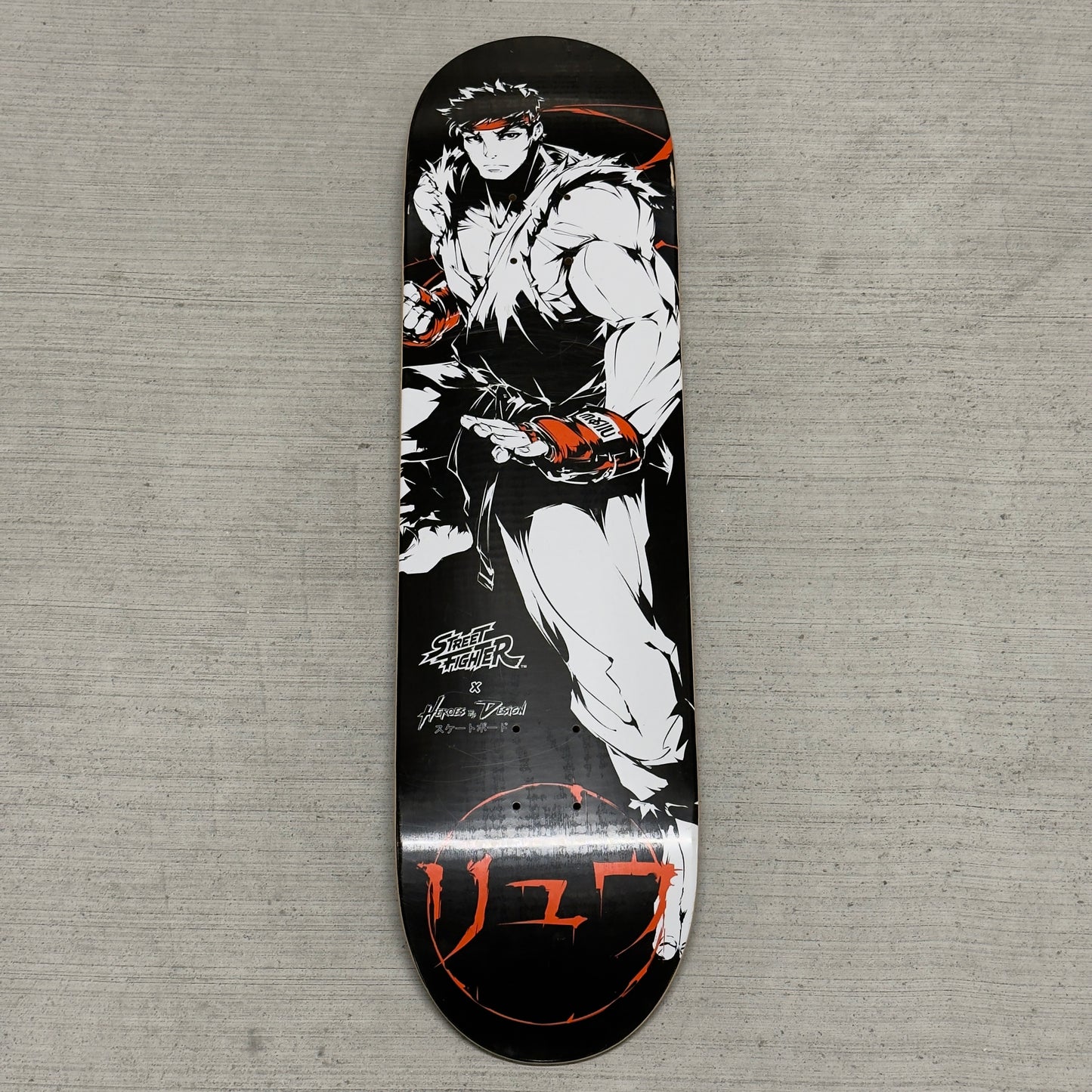 Ryu Street Fighter Skate Deck 8.25