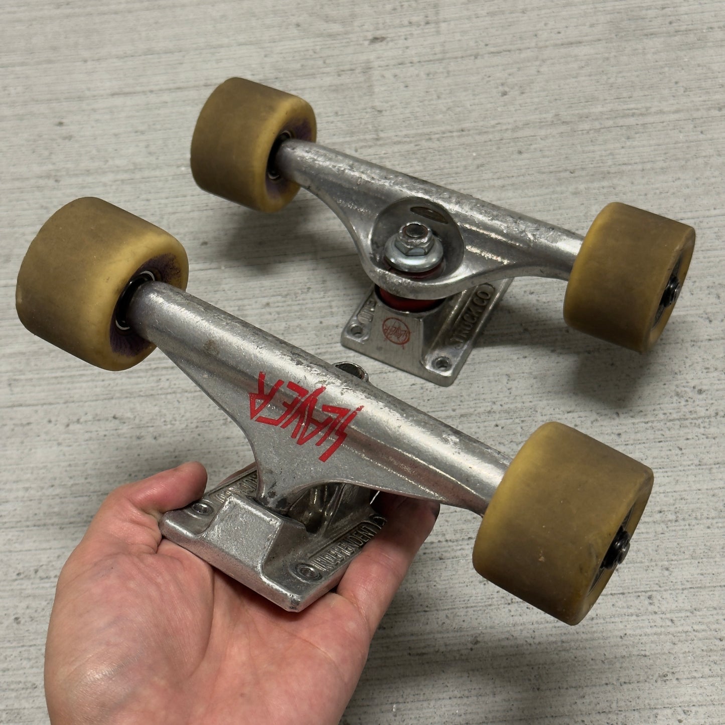 Independent Slayer Trucks + Spitfire Wheels & Bearings Set