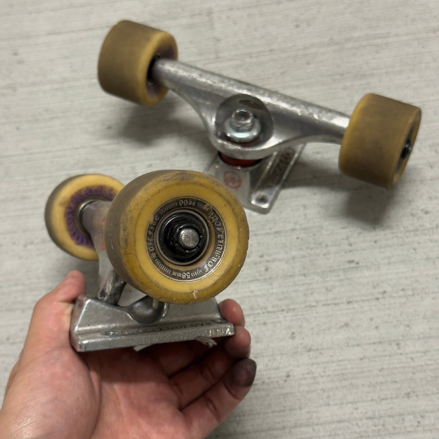 Independent Slayer Trucks + Spitfire Wheels & Bearings Set