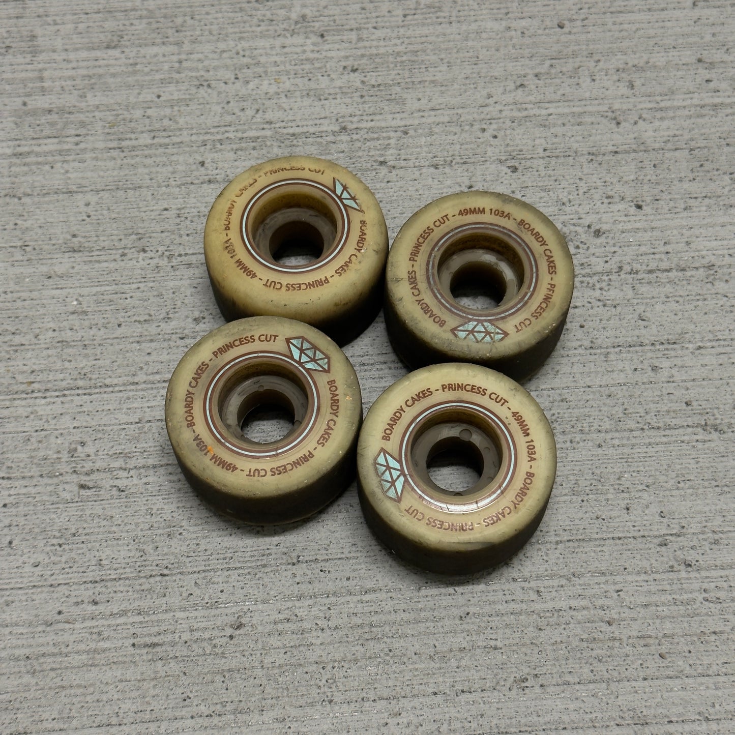 BoardyCakes Princess Cut 49mm Skate Wheels