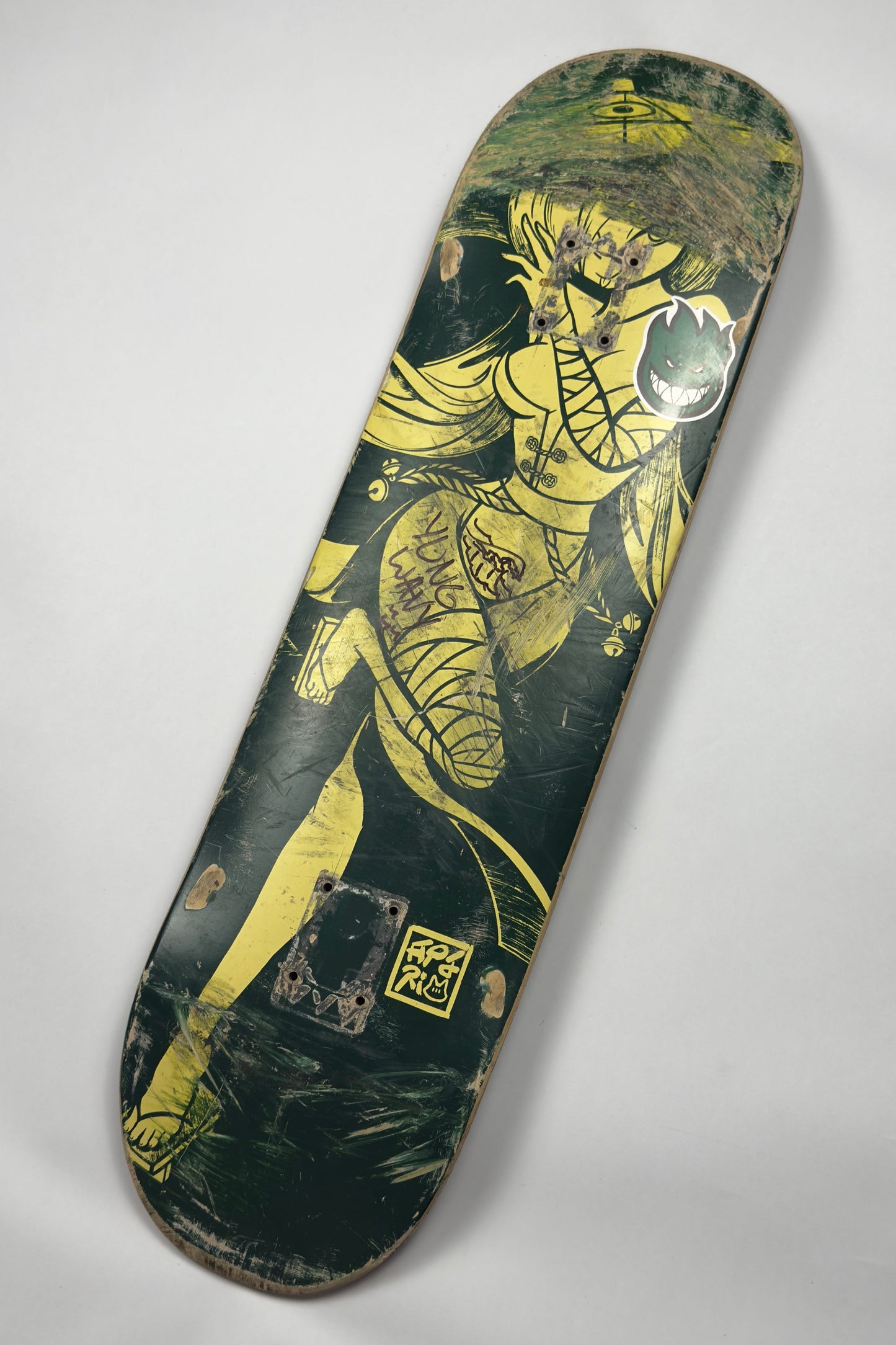 Apari Art Skate Deck (Signed & Skated)