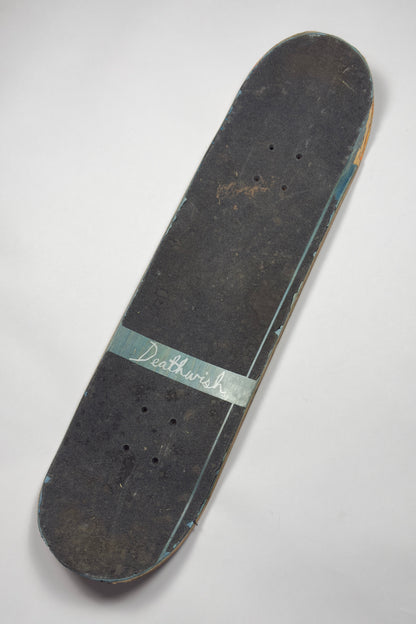 Deathwish Skate Deck (Sticker Bombed & Signed)