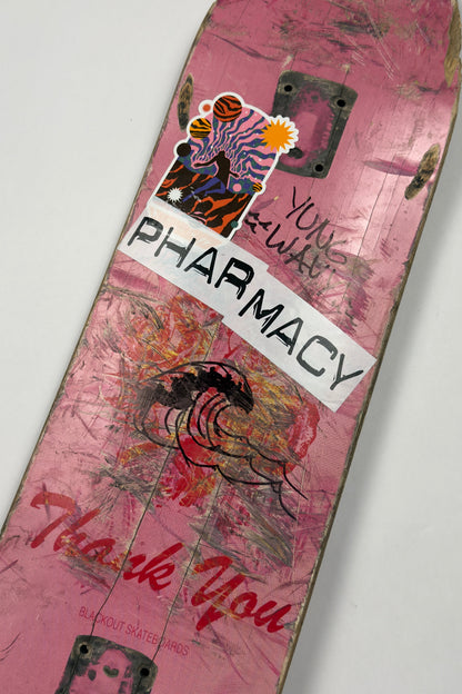Thank You Blackout Deck 8.25 (Skated & Signed)